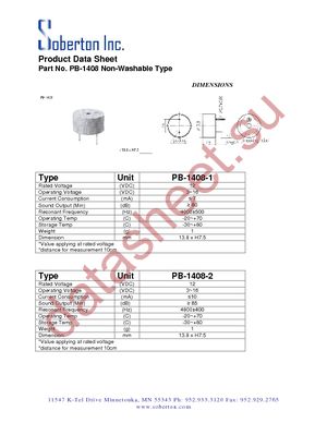 PB-1408-1 datasheet  
